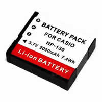 Batterie per Casio EXILIM EX-ZR5100BK